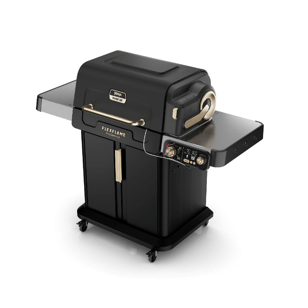 Ninja FlexFlame Outdoor Cooking System & Pro Connect App PG305UK Black and Silver