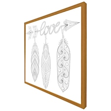 Bohemian arrow (Picture Frame) Brown | Oak | L