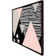 image 3 of Triangle geometrics (Picutre Frame) White | M