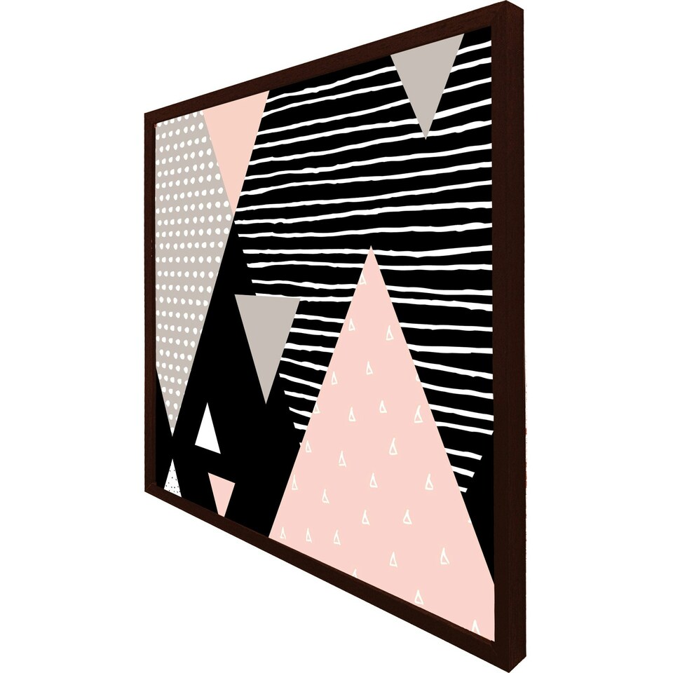 image 1 of Triangle geometrics (Picutre Frame) White | M