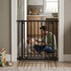 image 6 of Safetots Extra Tall Elite Safety Gate, 107cm - 116cm, Matt Black, Extra Tall 96.8cm in Height, Pressure Fit Stair Gate, Baby Gate for Doors Hallways and Spaces, Safety Barrier, Easy Installation