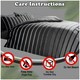 image 3 of VELVETIO Oscar Stripe Duvet Cover Set Reversible Polycotton Easy Care Beddings Grey | Double