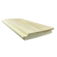 PACK OF 20 (Total 20 Units) - 25mm x 150mm (19mm x 145mm Finish) Planed Redwood Matchboard Timber Cladding - 2.4m Length