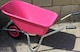 image 3 of Big Mucker 100 L/120 kg Wheelbarrow, Deep Plastic Pan with Puncture-Proof Wheel, Pink