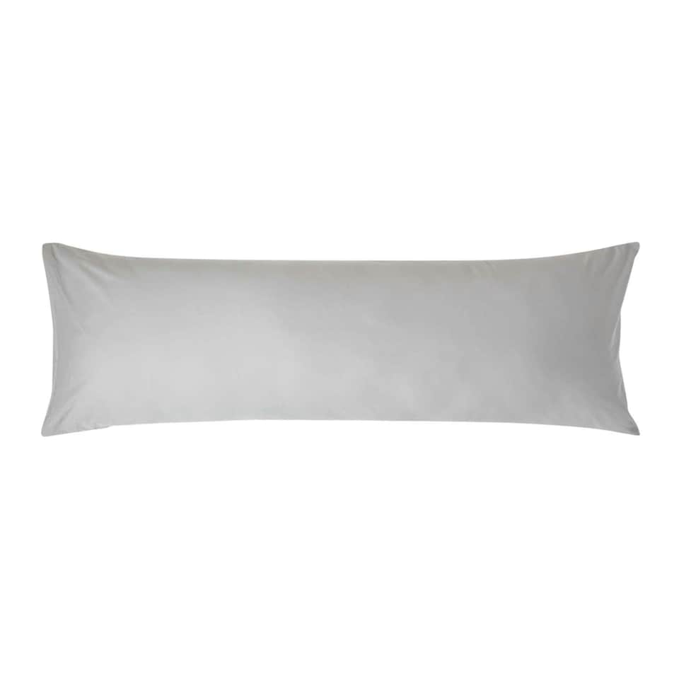image 1 of Homescapes Silver Grey Egyptian Cotton Housewife Body Pillowcase 200 TC