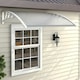 image 3 of Living and Home Window Door Awning Canopy with Brackets 120cm - White