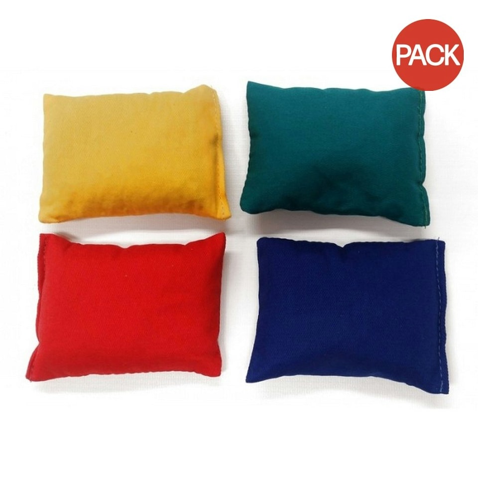 Carta Sport Bean Bags (Pack of 4) - Red/Green/Yellow/Blue - One Size