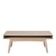 image 2 of Marte Coffee Table with Open Shelf in White Oak