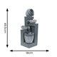 image 7 of ValueLights Solar Powered Stacking Pots Water Feature Outdoor Fountain | Multi