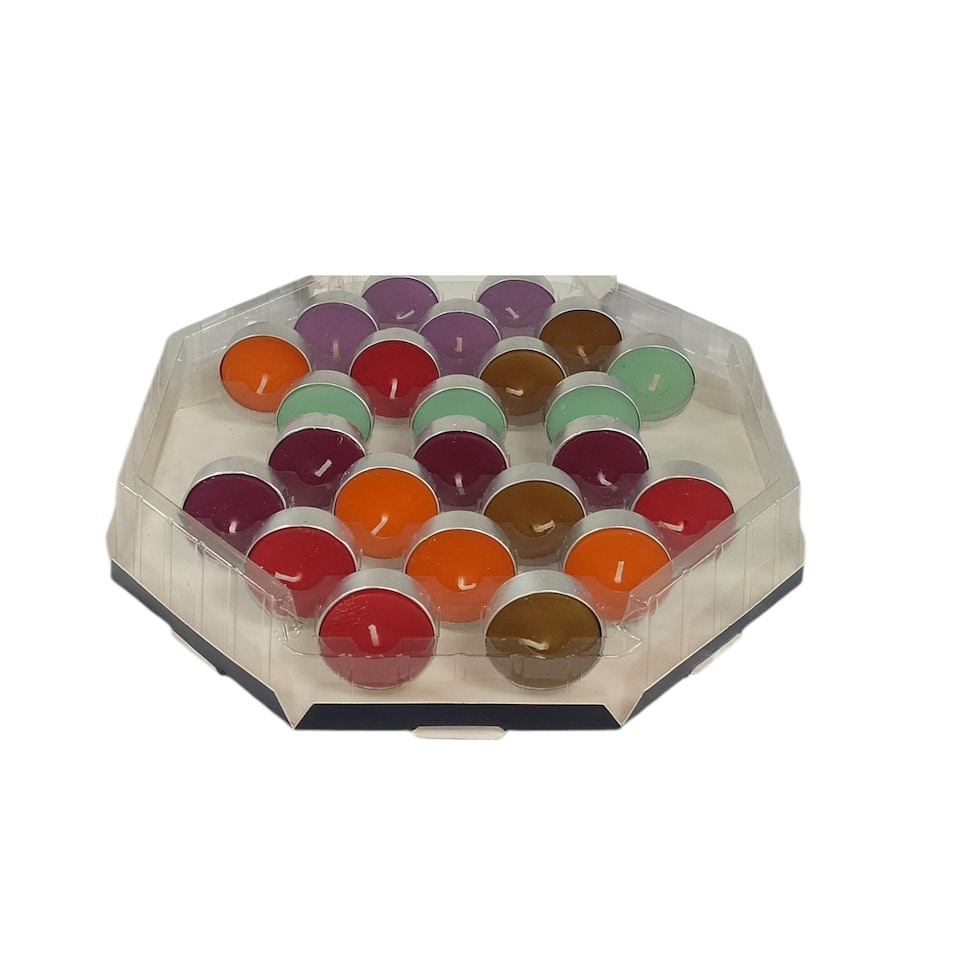 image 1 of Christmas Tealight Candle Advent Calendar 24 Festive Countdown Scented Candles