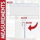 image 3 of SPARES2GO Freezer Drawer Cover for Beko CCFM CFG CNA CSA CSG CXF DRC RCHA RCHE RCNA RCSA Fridge Freezers (Top or Middle Shelf Front Panel) Clear