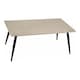 image 1 of Centre Table White Black Stone Metal Melamin MDF Wood N/A