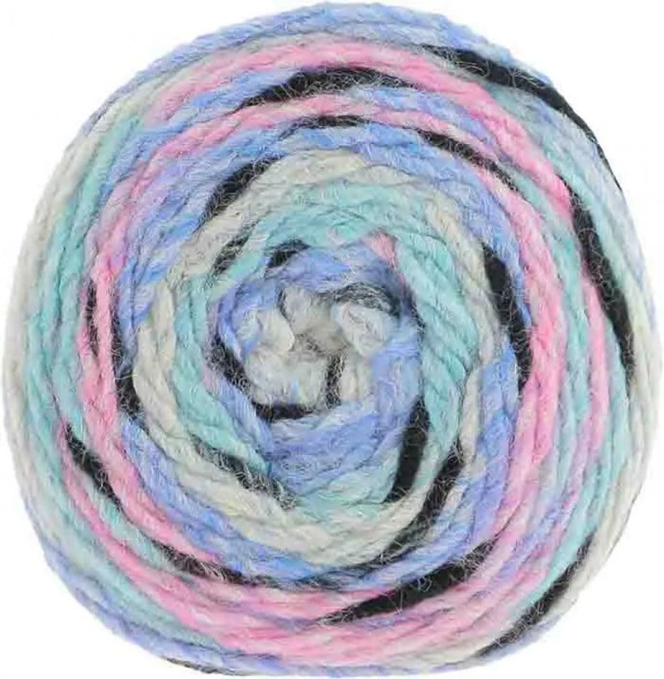 King Cole Multicoloured Safari Chunky Yarn (Value Pack 8 x 150g Balls) For Crochet, Knitting - 285m per ball