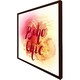 image 3 of Boho chic lettering on beautiful watercolour (Picture Frame) White | S