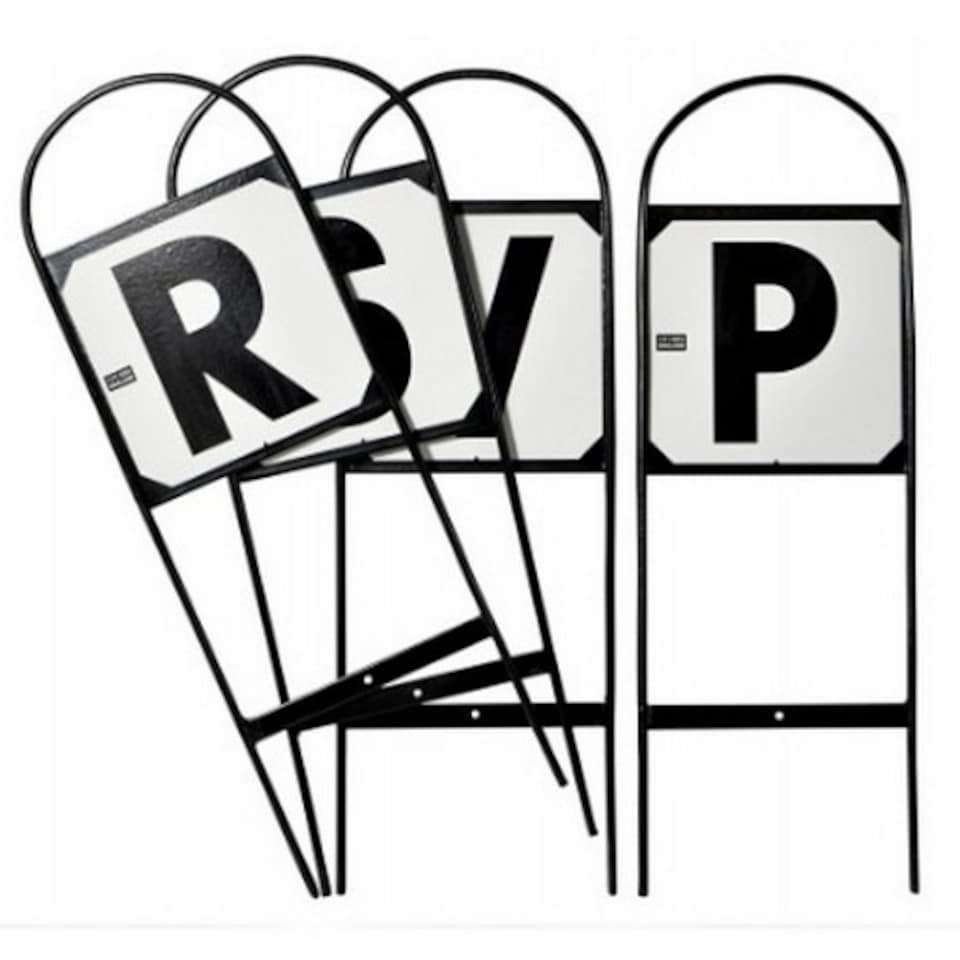image 1 of Stubbs Tread In Letters Markers | White | White/Black | RSVP | 1