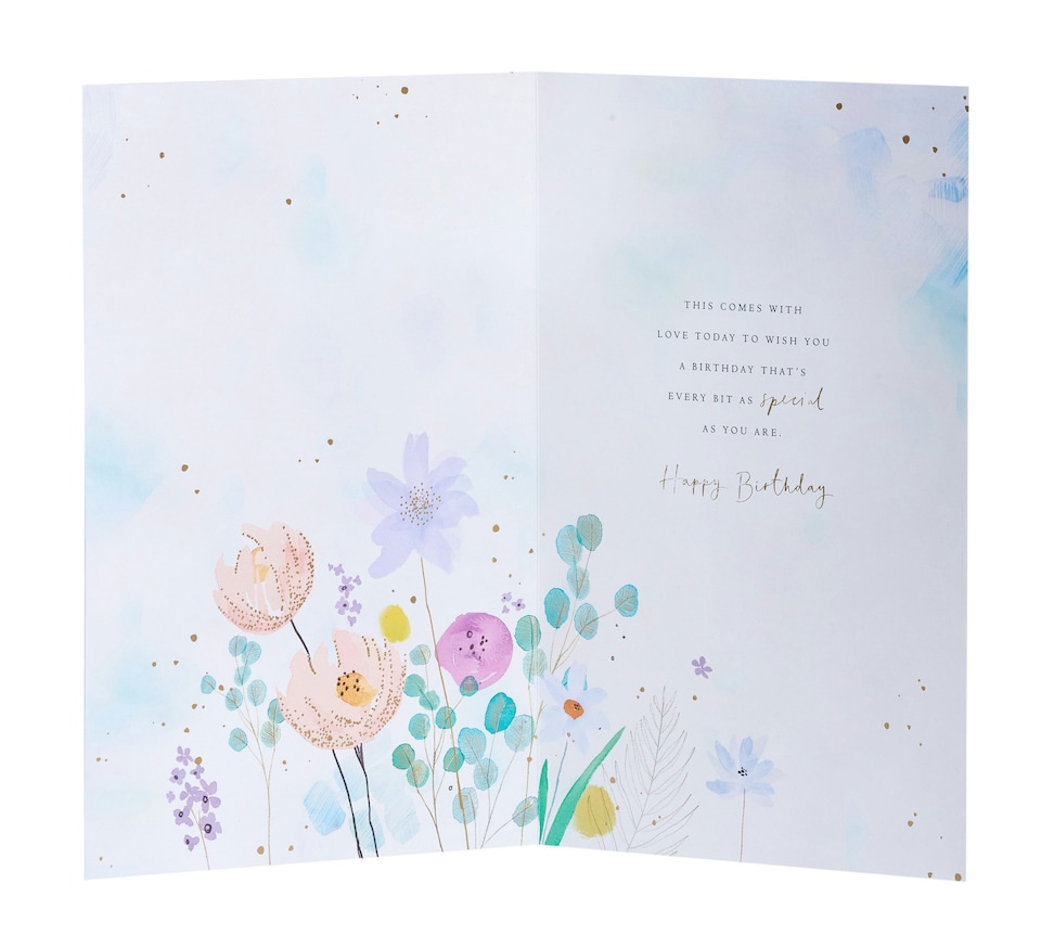 image 1 of Sister Birthday Card - Neroli floral