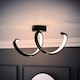 image 3 of ValueLights Infinity Black Single Twist Integrated LED Wall Light | Black