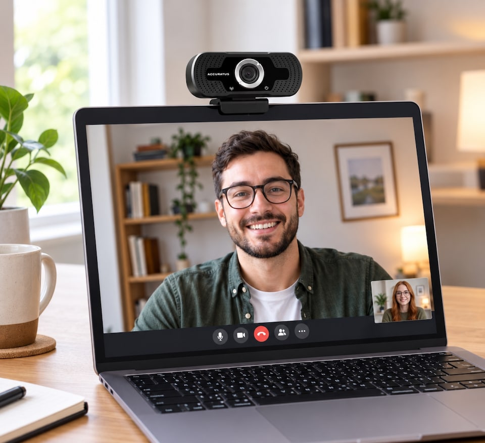 image 1 of Accuratus V16 Webcam - USB-A Full HD 1080p Webcam
