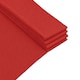 image 1 of Pack of 5 Red Crepe Paper Sheets 50cm x 2m 17GSM 35% Stretch Craft Paper