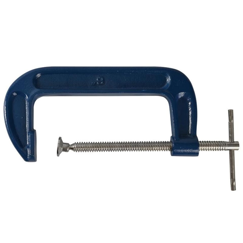 image 1 of Bluespot Tools Fine Thread G-clamp | Multi | Multi Colour | 152mm (6in) | 1