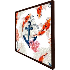 Anchor & fish (Picture Frame) Brown | XS