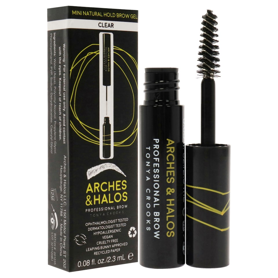 image 1 of Mini Natural Hold Brow Gel - Clear by Arches and Halos for Women - 0.08 oz Brow Gel