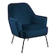 image 1 of Melissa Lounge Chair in Navy Blue
