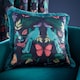 image 2 of Catherine Lansfield Mya Tropical Birds Cushion | Blue | Navy Blue | 45x45cm