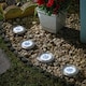 image 3 of Solar Powered Up Pathway Single Light | Silver | 1