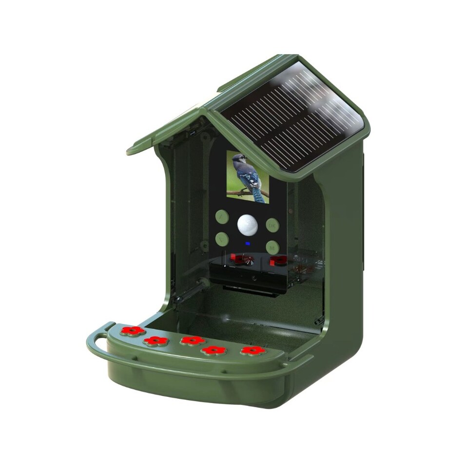 image 1 of Denver Birdfeeder Cam Full HD Night and Day Solar Powered Bird Camera