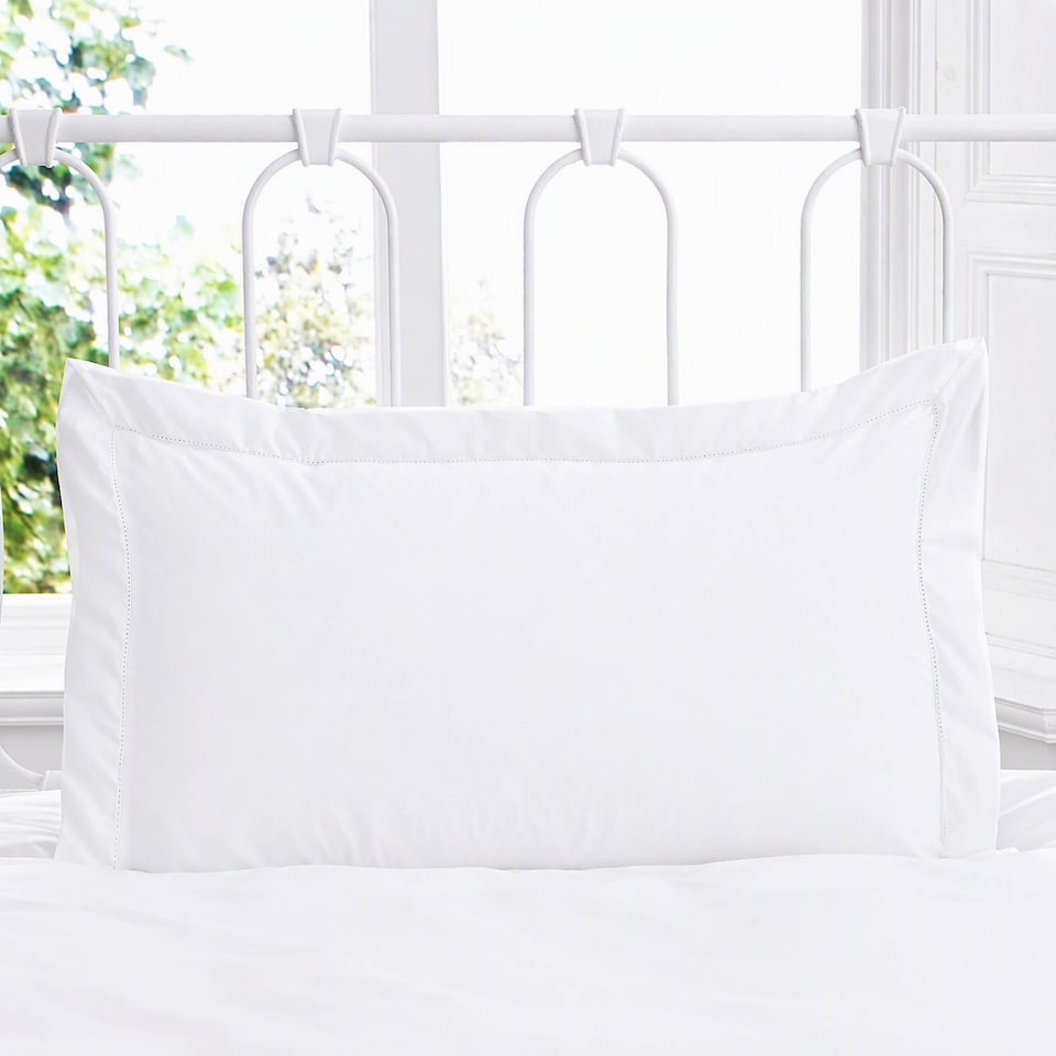 image 1 of Martex Embroidered Duvet Cover Set - White