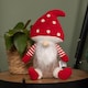 image 1 of 28cm Red and White Sitting Christmas Gonk with Mushroom Hat