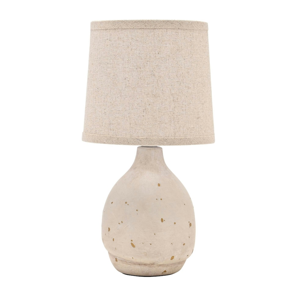 image 1 of Hestia Natural Flecked Lamp White | Natural