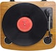 image 6 of Lightwood Vinyl Record Player With Stereo Speakers - Bluetooth Send & Receive - USB & SD Recording - AUX IN & RCA Out