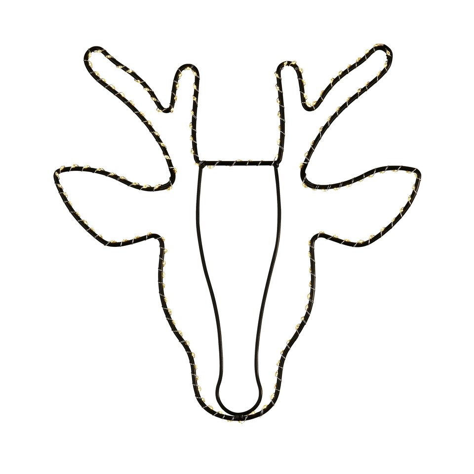 image 1 of Reindeer Head Silver Wire