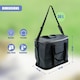 image 6 of GEEZY Zip Up Cooler Bag Insulated Picnic Food Carrier Grey 30L