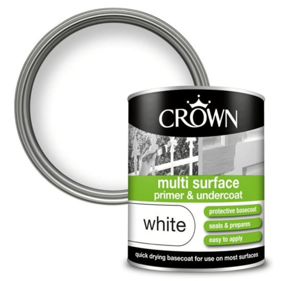 image 1 of Crown Quick Dry Multi-Surface Primer & Undercoat 750L