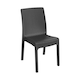 image 4 of Harbour Housewares Nilufer Rattan Effect Garden Dining Chairs - Pack of 4