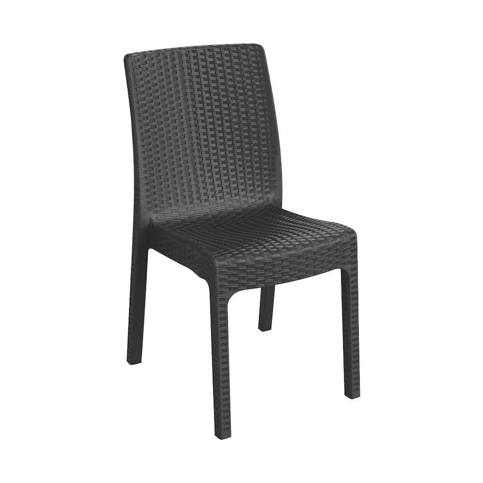 image 1 of Harbour Housewares Nilufer Rattan Effect Garden Dining Chairs - Pack of 4