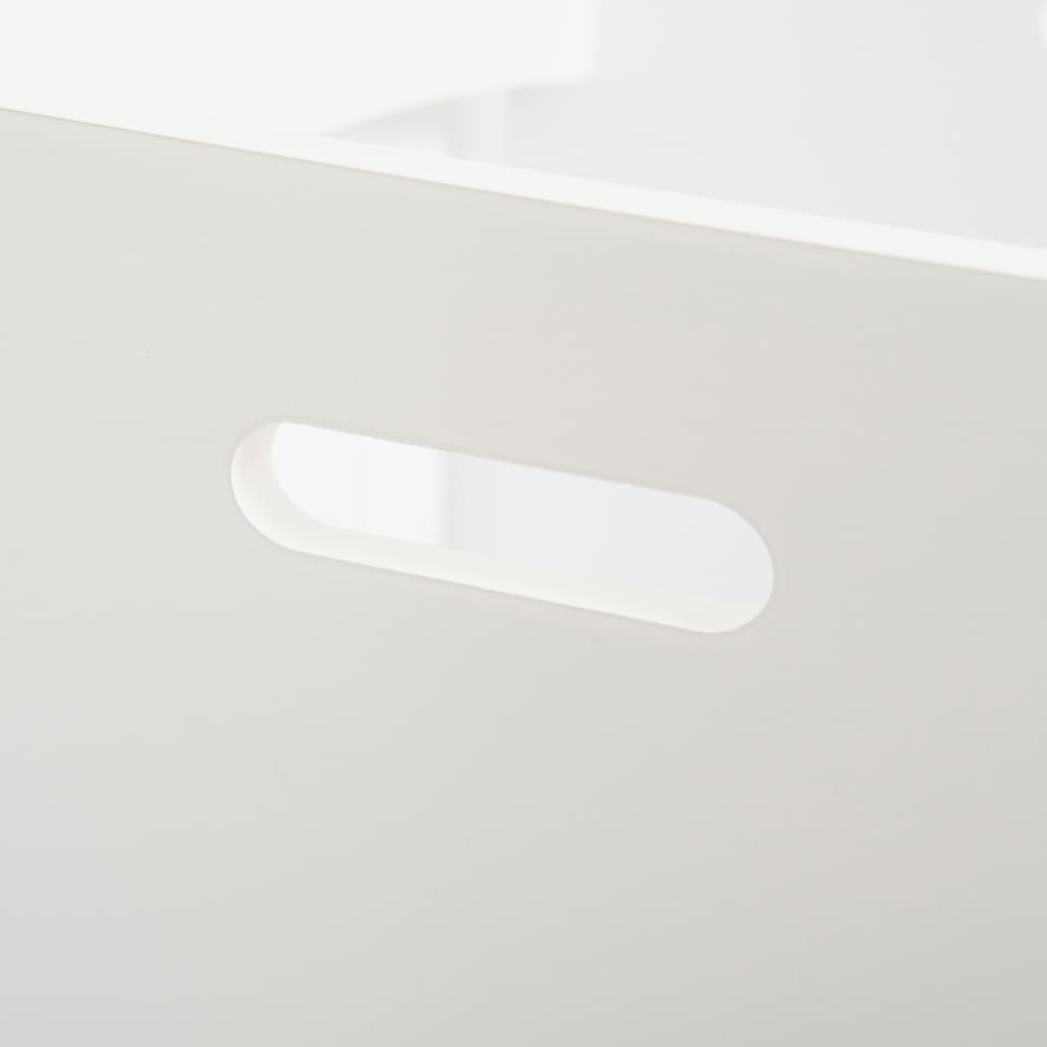 image 1 of HOMCOM Toddler Step Stool Kids Adjustable Standing Tower with Safety Rail | White