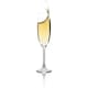 image 4 of Mikasa Champagne Flute Set Clear Crystal 250ml Set of 4