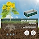 image 4 of Outsunny Raised Garden Bed Elevated Planter Box for Flowers Green