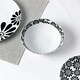 image 4 of 16pc Black & White Kira Dinner Set