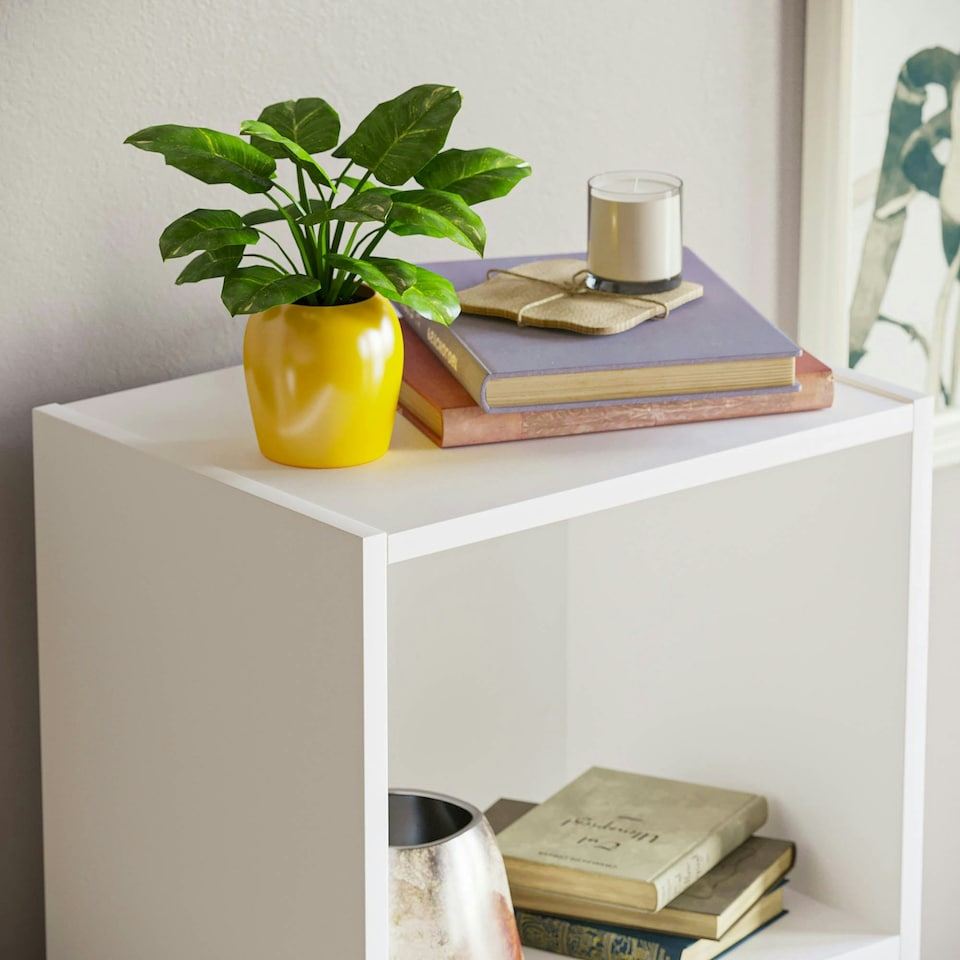 image 1 of Vida Designs Oxford 4 Tier Cube Bookcase Display Storage, White