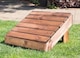 image 1 of Footstool Self-Assembly - W47 x D48 x H29 - Redwood
