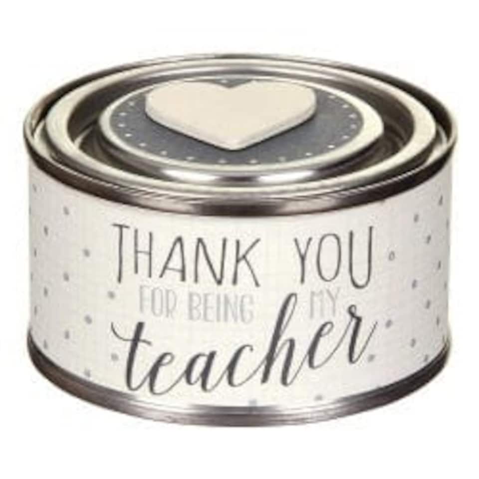 image 1 of East of India Thank You Teacher Fig & Wild Pear Candle