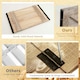 image 9 of COSTWAY Christmas Tree Collar Box Wooden Tree Box Stand Brown | One Size