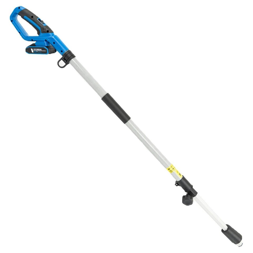 image 1 of Hyundai 20V 450mm Cordless Long Reach Pole Hedge Trimmer, 2.6m Long Reach, 2.0Ah li-ion Battery & Charger | HY20CPHT