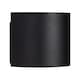 image 3 of Nordlux Milda Outdoor Wall Light Black Aluminium Sensor Intergrated LED  Weatherproof - Mains Powered, IP44 | Black | Black