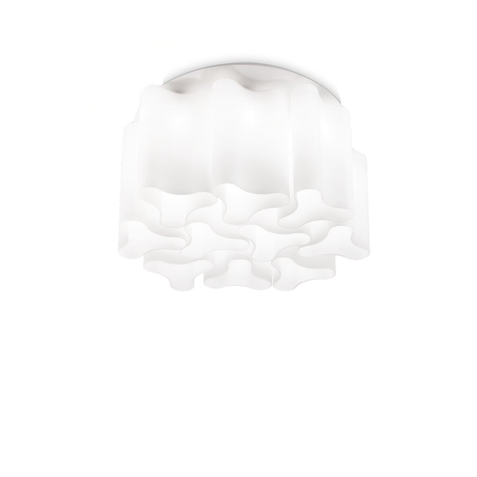 image 1 of Compo  10 Light Medium Ceiling Flush Light White, E27